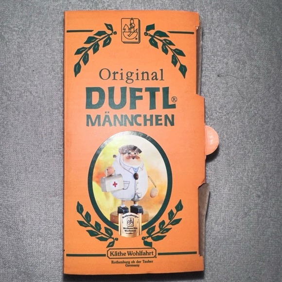 RARE NIB Original Duftl Mannchen Smokey Incense Smoky Doctor Kathe Wohlfahrt - Picture 1 of 8